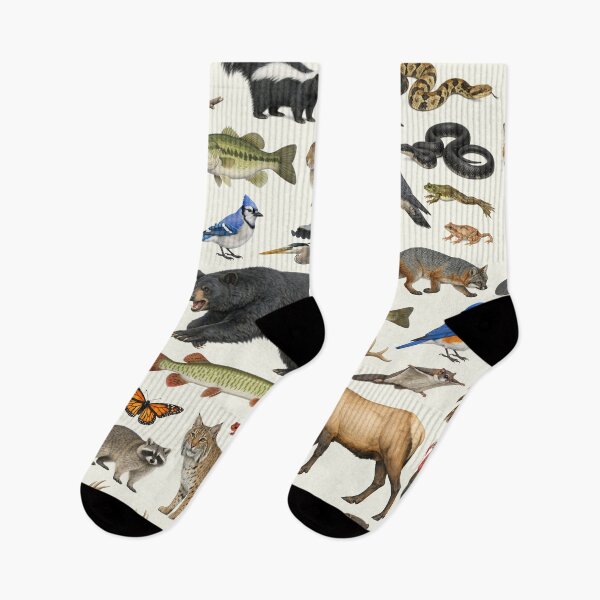 Item preview, Animals of West Virginia Retro Style Identification Chart designed and sold by kakarikihill.