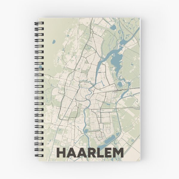 Item preview, Haarlem Map designed and sold by MapsNerd.