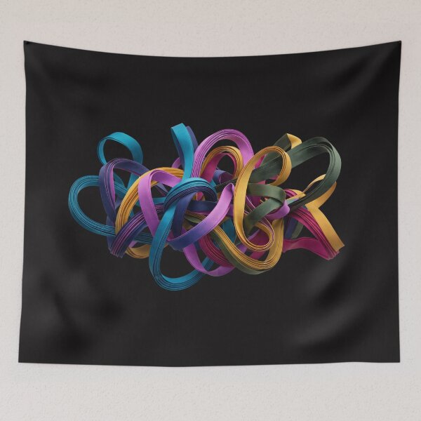 Item preview, Abstract Ribbon Modern Minimalist Design designed and sold by artscripts.