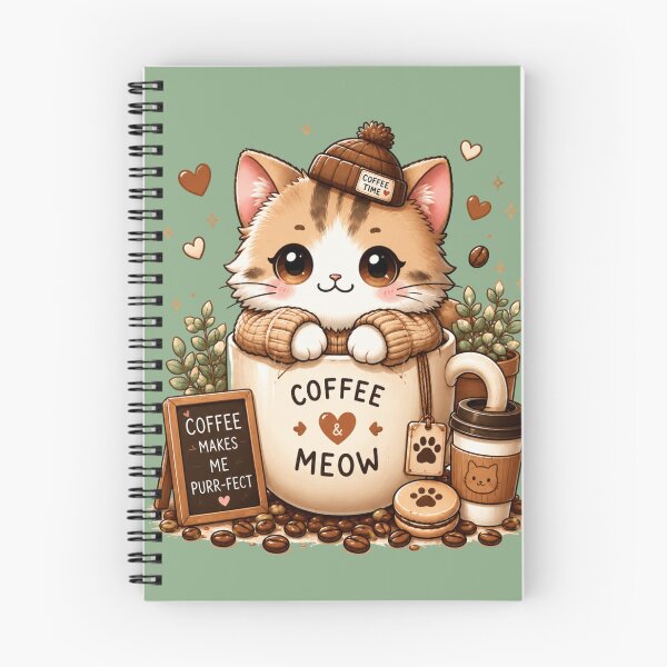 Item preview, Coffee Makes Me Purr-fect Cat designed and sold by     NovaCraft.