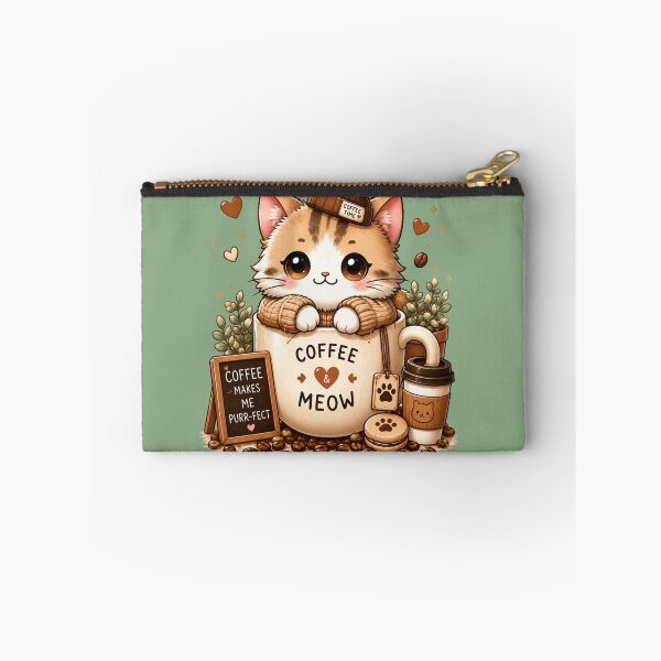 Item preview, Coffee Makes Me Purr-fect Cat designed and sold by     NovaCraft.
