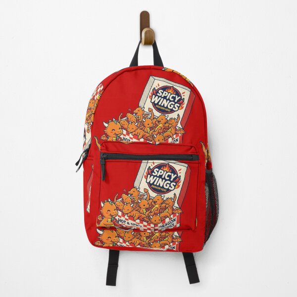 Item preview, Cute Dragon Hot Wings Retro Cartoon Graphic – Spicy Food Lover designed and sold by AdyKurniawan.
