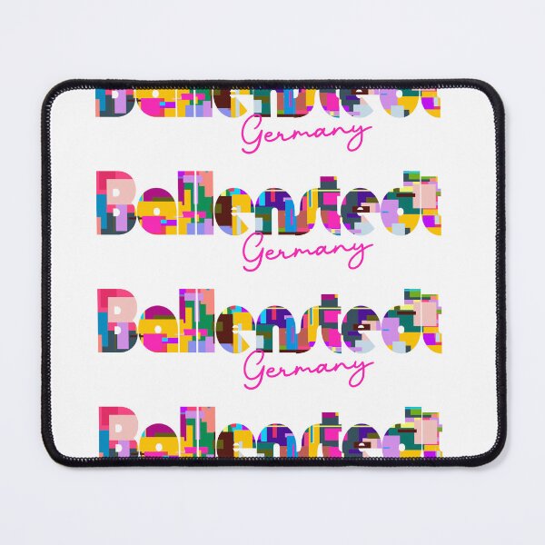 Item preview, Ballenstedt, Germany, Vibrant Abstract City Typography Art designed and sold by Wanderful-roads.