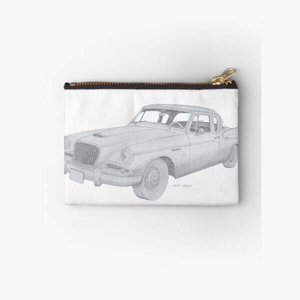 Item preview, Studebaker Hawk 1961 2 Door Coupé Hand-drawn  designed and sold by Classic Car Art Drawings.