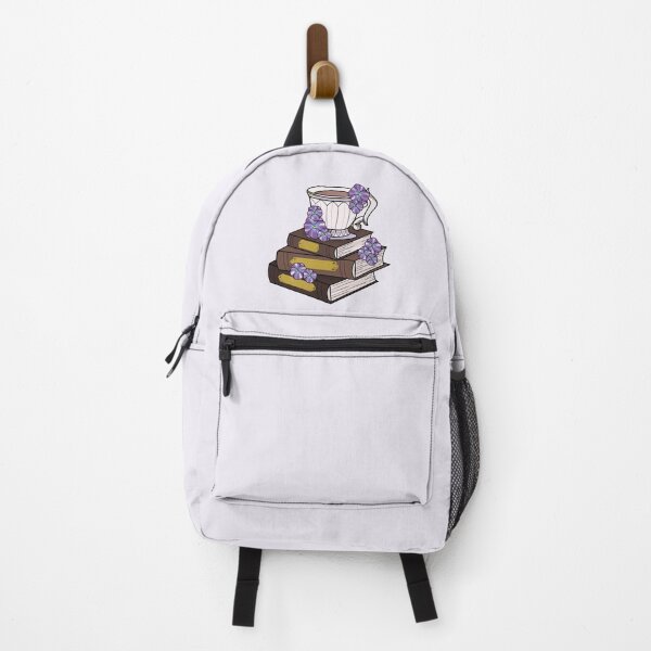 Item preview, Stack of books and teacup designed and sold by letizzart designs.