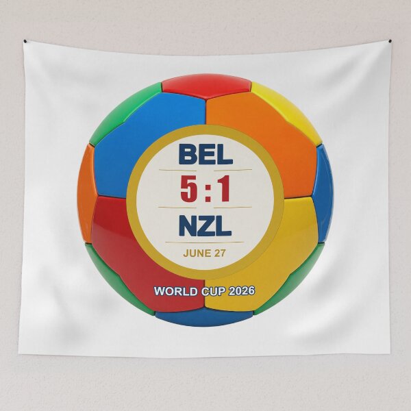 Item preview, BEL 5–1 NZL | FIFA World Cup 2026  designed and sold by ariksworld.