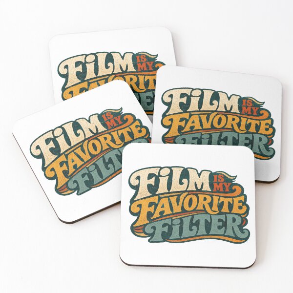 Item preview, Film Is My Favorite Filter Retro Photography Design designed and sold by Golden Era Studio.