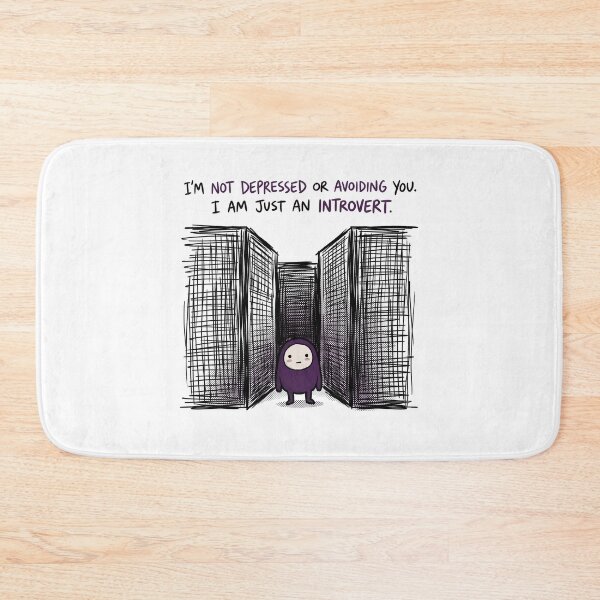 Item preview, Just An Introvert Cute Purple Blob Antisocial Humor designed and sold by AdyKurniawan.