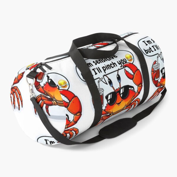 Item preview, Funny Cancer Crab Sensitive But I'll Pinch You Art designed and sold by Zodiac Celestial Art.