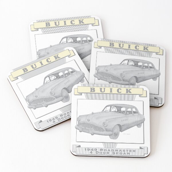 Item preview, Buick Roadmaster 1949 4 Door Sedan Hand-drawn designed and sold by Classic Car Art Drawings.