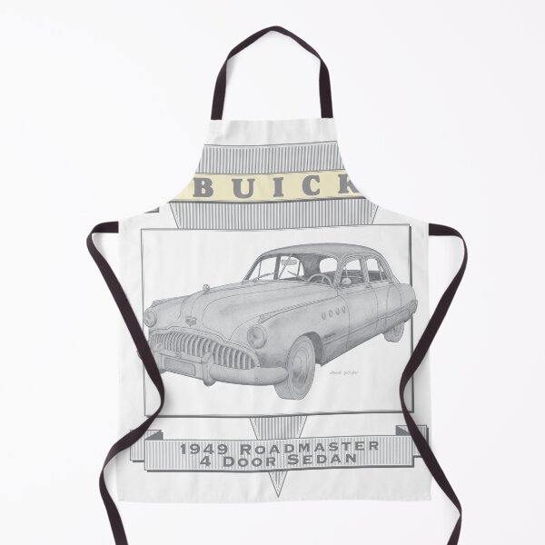 Item preview, Buick Roadmaster 1949 4 Door Sedan Hand-drawn designed and sold by Classic Car Art Drawings.