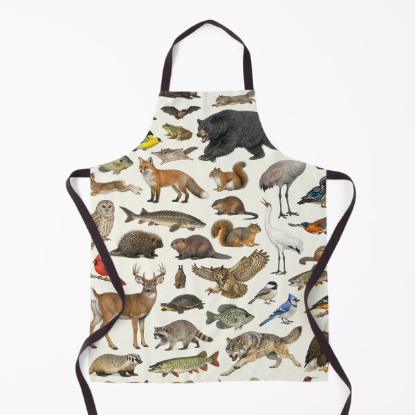 Item preview, Animals of Wisconsin Retro Style Identification Chart designed and sold by kakarikihill.