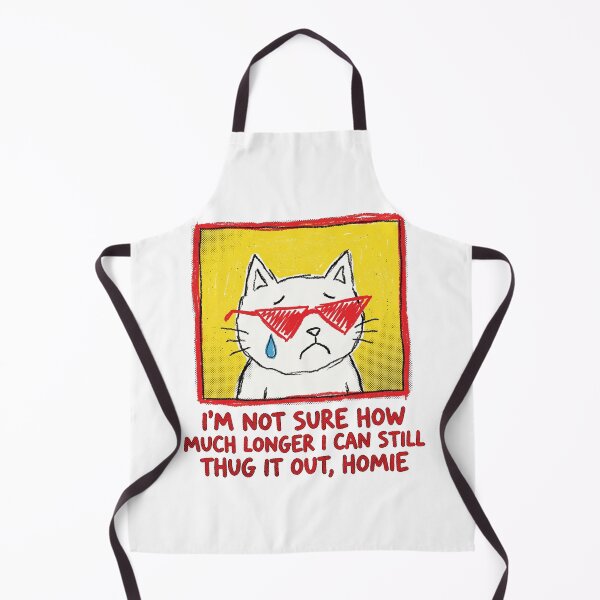Item preview, Thug It Out Homie Crying Cat Meme Aesthetic Art designed and sold by AdyKurniawan.