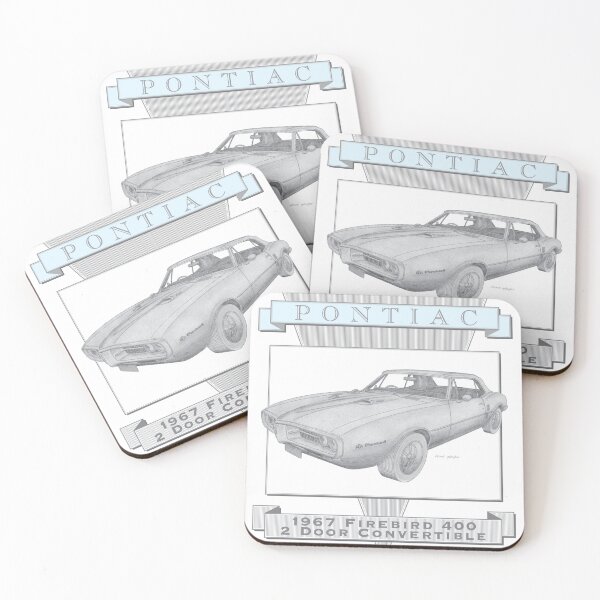 Item preview, Pontiac Firebird 400 1967 2 Door Convertible Hand-drawn designed and sold by Classic Car Art Drawings.