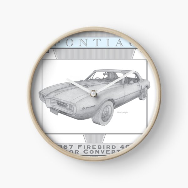 Item preview, Pontiac Firebird 400 1967 2 Door Convertible Hand-drawn designed and sold by Classic Car Art Drawings.