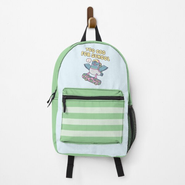 Item preview, Skateboarding Pigeon Funny Too Coo For School Pun designed and sold by rustydoodle.