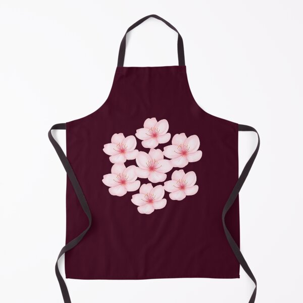 Item preview, Aesthetic Wine Red Sakura Floral Pattern designed and sold by Jyoti-Quotes.
