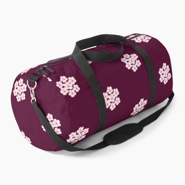 Item preview, Aesthetic Wine Red Sakura Floral Pattern designed and sold by Jyoti-Quotes.