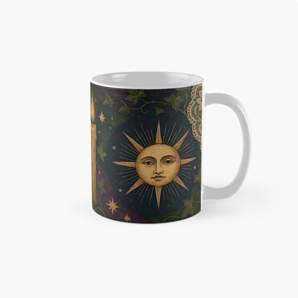 Item preview, Vintage sun and moon whimsigoth aesthetic designed and sold by BrontesWhimsyStore.