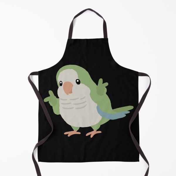 Item preview, Funny Kawaii Quaker Parrot Finger Guns Bird designed and sold by Doodlywood.