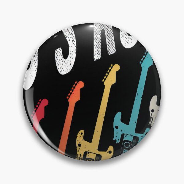 Item preview, Retro Rock Revival: The Cassette Guitar Emblem #4100 designed and sold by pple-frame.