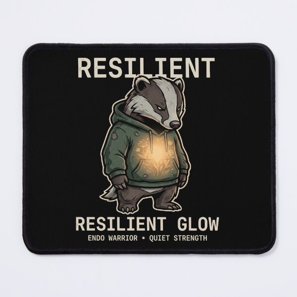 Item preview, Resilient Glow Endometriosis Awareness Tee designed and sold by Hanno0.