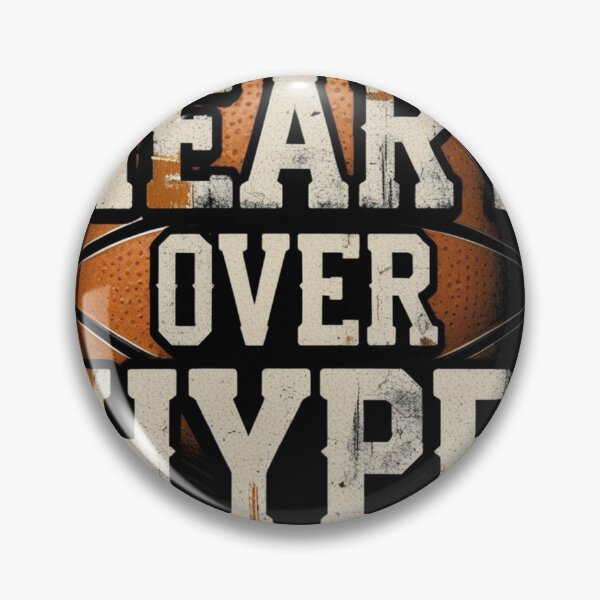 Item preview, Heart Over Hype Basketball Typography | Motivational Sports Streetwear | Athletic Mindset Design designed and sold by Ctrlr.