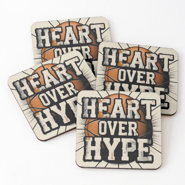 Item preview, Heart Over Hype Basketball Typography | Motivational Sports Streetwear | Athletic Mindset Design designed and sold by Ctrlr.