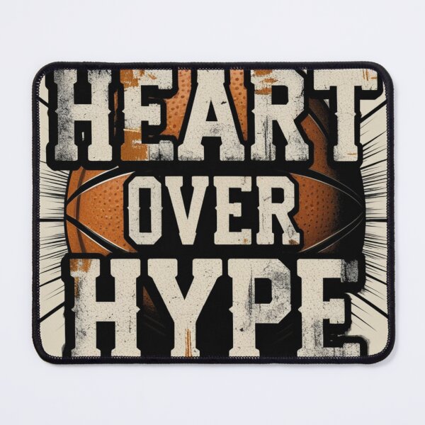 Item preview, Heart Over Hype Basketball Typography | Motivational Sports Streetwear | Athletic Mindset Design designed and sold by Ctrlr.
