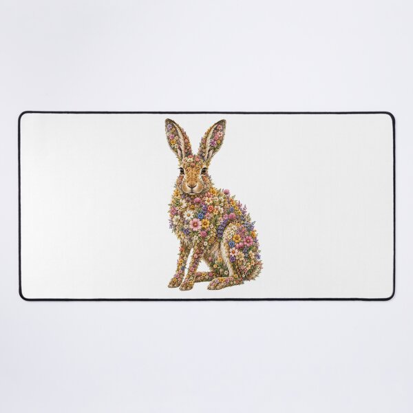 Item preview, Flower hare | Floral hare made of wildflowers designed and sold by filou designs.