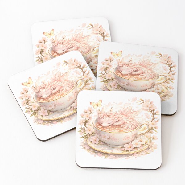 Item preview, Sakura Tea Dragon designed and sold by KJ Frost.