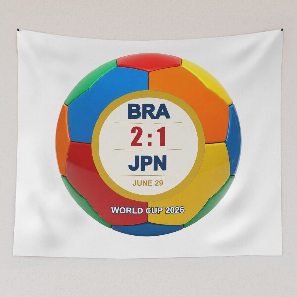 Item preview, BRA 2–1 JPN | FIFA World Cup 2026  designed and sold by ariksworld.