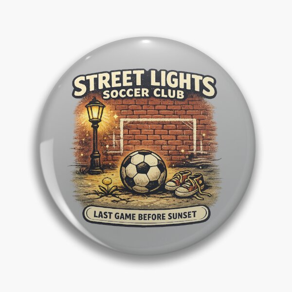 Item preview, Street Lights Soccer Club Last Game Before Sunset designed and sold by Concrete Coffee Studio.
