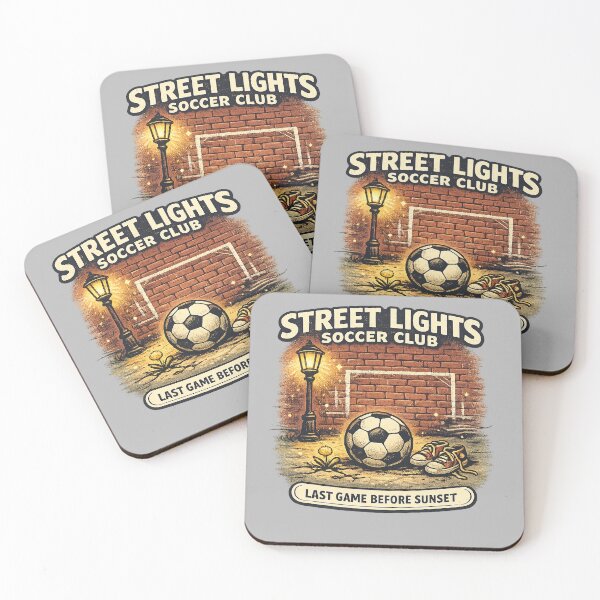 Item preview, Street Lights Soccer Club Last Game Before Sunset designed and sold by Concrete Coffee Studio.