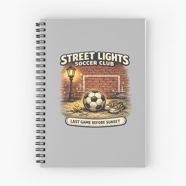 Item preview, Street Lights Soccer Club Last Game Before Sunset designed and sold by Concrete Coffee Studio.