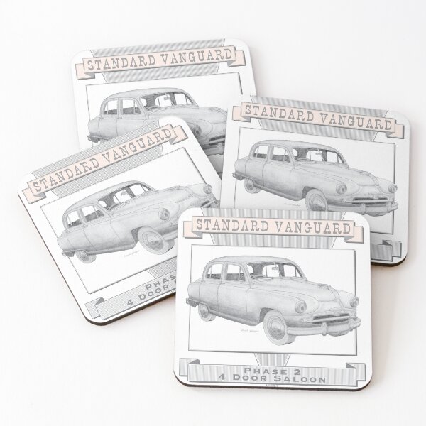 Item preview, Standard Vanguard Phase 2 Saloon Hand-drawn designed and sold by Classic Car Art Drawings.