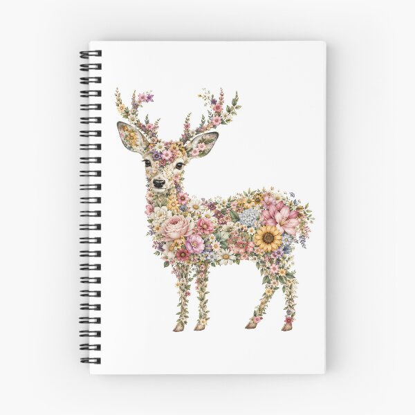 Item preview, Flower deer | Floral deer made of wildflowers designed and sold by filou designs.
