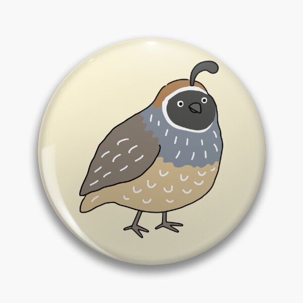 Item preview, California Quail Chubby Bird designed and sold by Doodlywood.