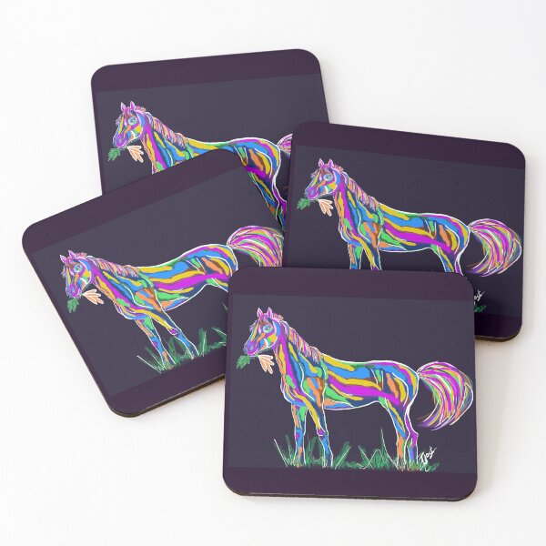 Item preview, Horse eating Carrots  designed and sold by TinaJostDesigns.