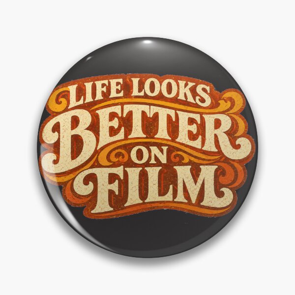 Item preview, Life Looks Better On Film Vintage Typography designed and sold by Golden Era Studio.