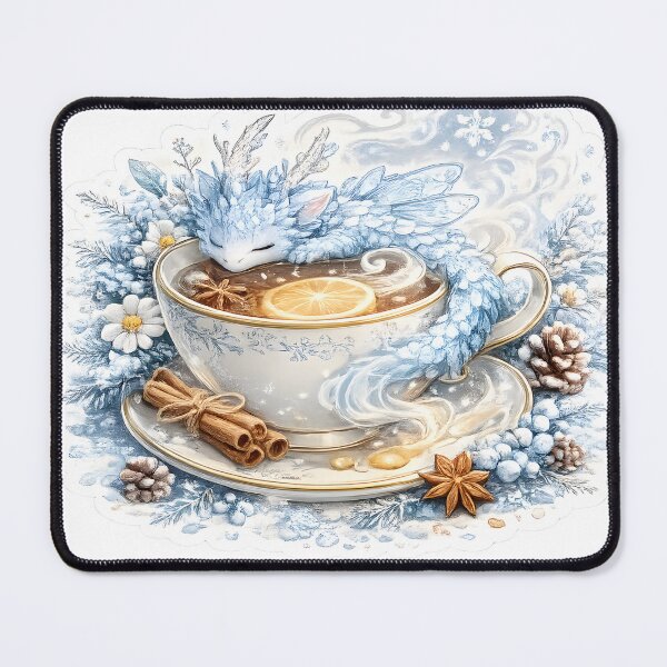 Item preview, Winter Tea Dragon designed and sold by KJ Frost.