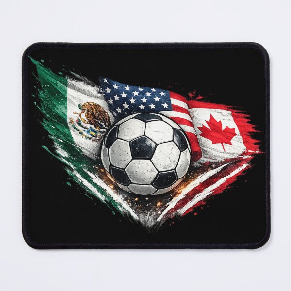 Item preview, USA Mexico Canada 2026 Soccer Fan designed and sold by Corvoria.