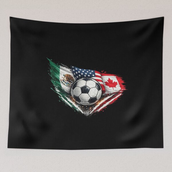 Item preview, USA Mexico Canada 2026 Soccer Fan designed and sold by Corvoria.