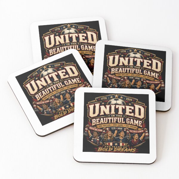 Item preview, United In The Beautiful Game | Patriotic USA Soccer Vintage Crest | America 250 Football Fan Graphic designed and sold by Prime legend .
