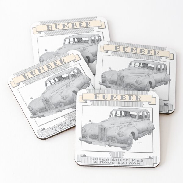 Item preview, Humber Super Snipe Mk3 Saloon Hand-drawn designed and sold by Classic Car Art Drawings.