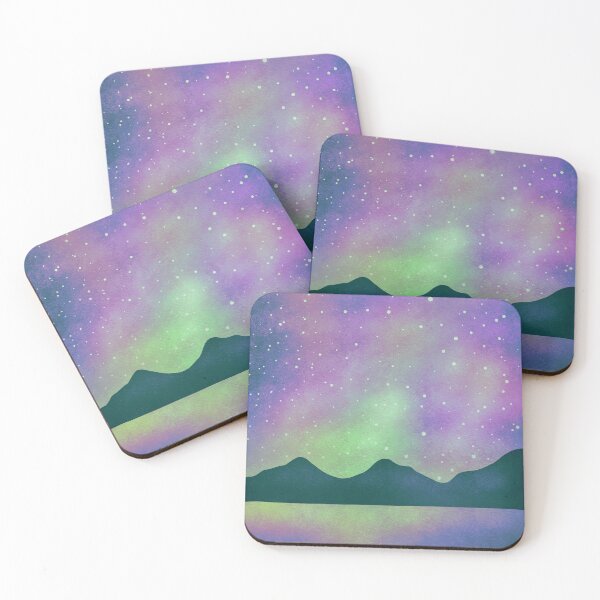 Item preview, Purple and green northern lights designed and sold by Ana Gorozpe.