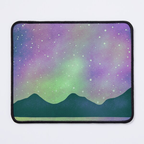 Item preview, Purple and green northern lights designed and sold by Ana Gorozpe.