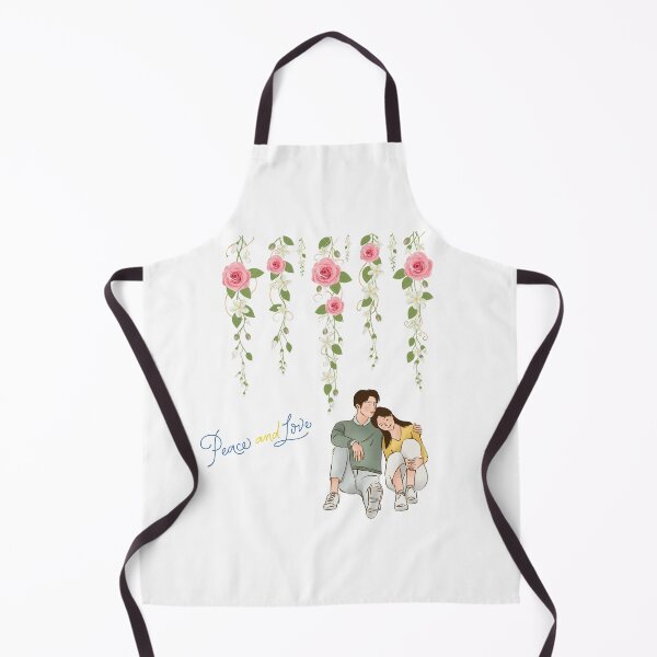 Item preview, Peace and Love – Romantic Floral Aesthetic Design designed and sold by Emianartstudio.