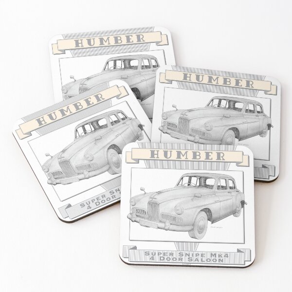 Item preview, Humber Super Snipe Mk4 Saloon Hand-drawn designed and sold by Classic Car Art Drawings.