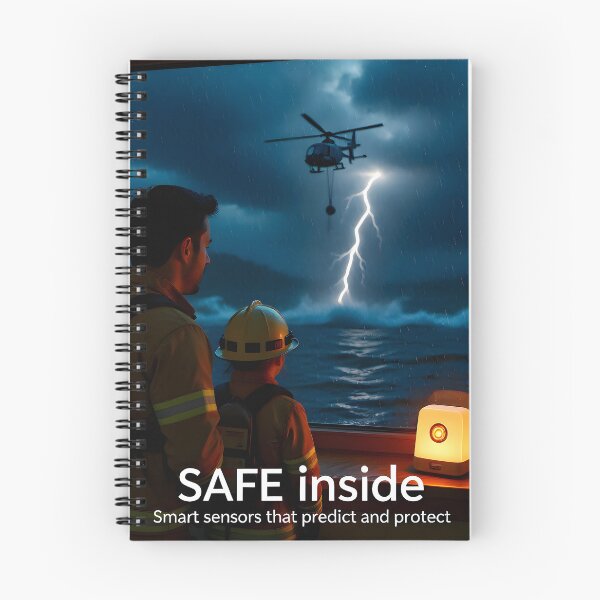 Item preview, Smart Disaster Alert Sensor: Residential Storm and Flood Detection Banner designed and sold by Creative-RE.